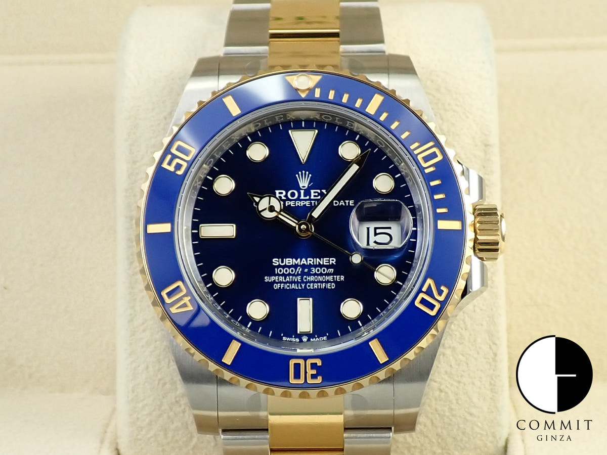 ロレックス サブマリーナー デイト Ref.126613LB ステンレススチール/イエローゴールド ブルー文字盤