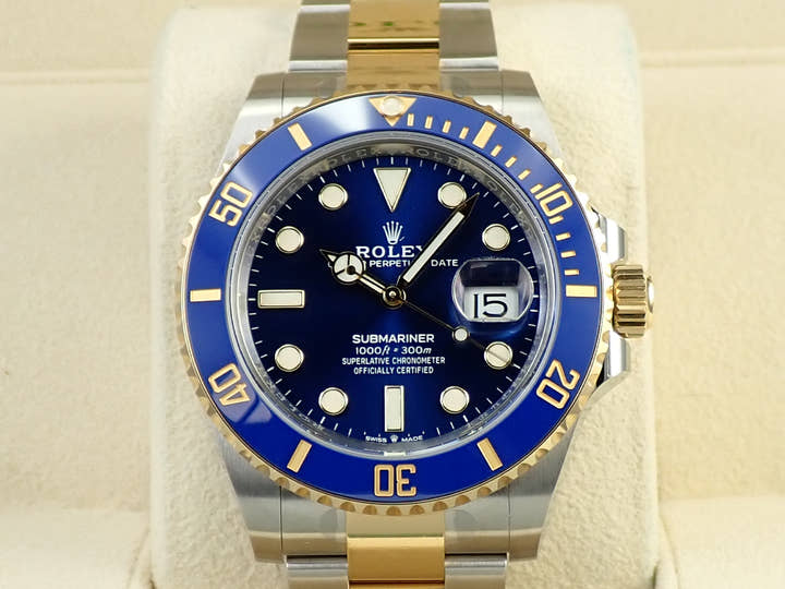 ロレックス サブマリーナー デイト Ref.126613LB ステンレススチール/イエローゴールド ブルー文字盤