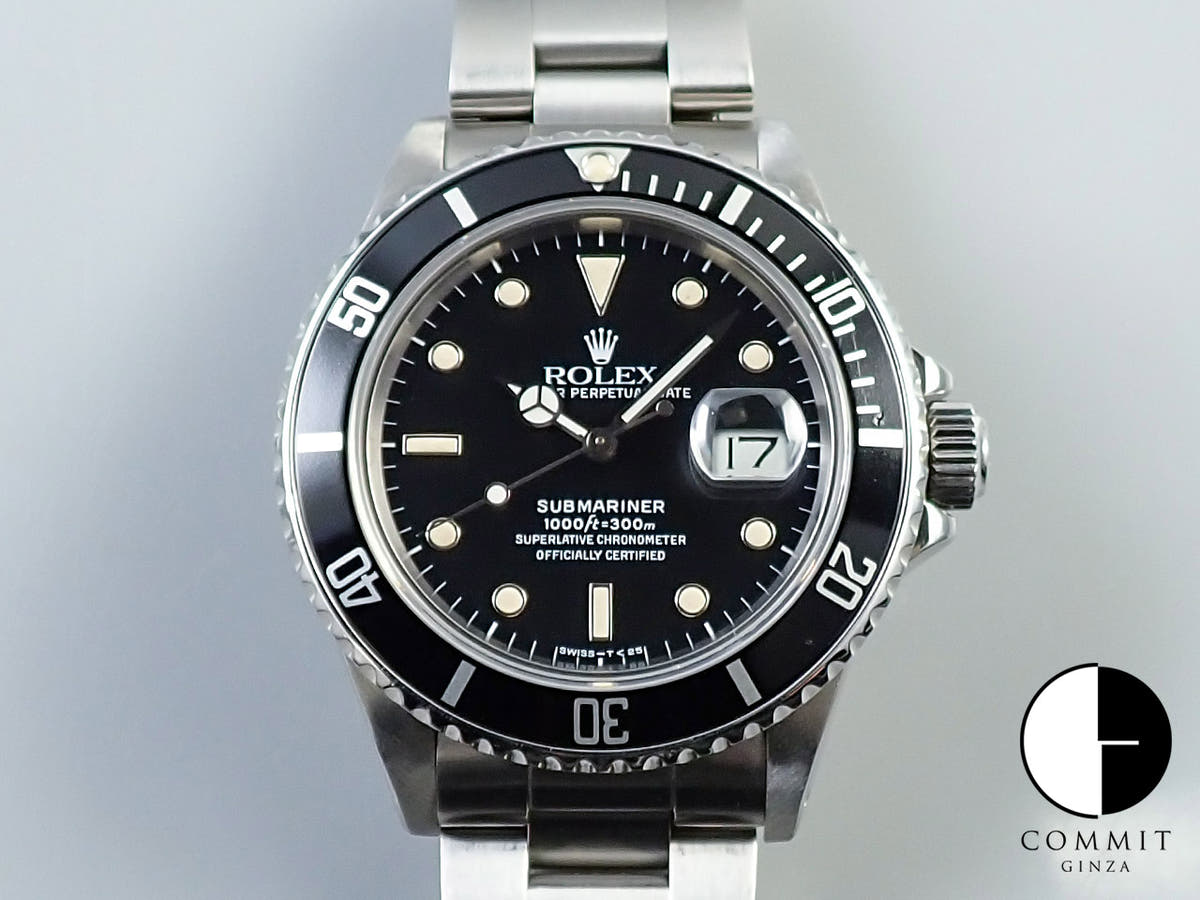 Rolex Submariner Date Ref. 16800 Stainless Steel Black Dial