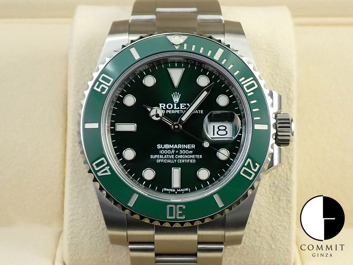 Rolex Submariner Date Ref. 116610LV Stainless Steel Green Dial