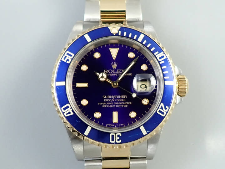 Rolex Submariner Date Ref. 16613 Stainless Steel/Yellow Gold Blue Dial