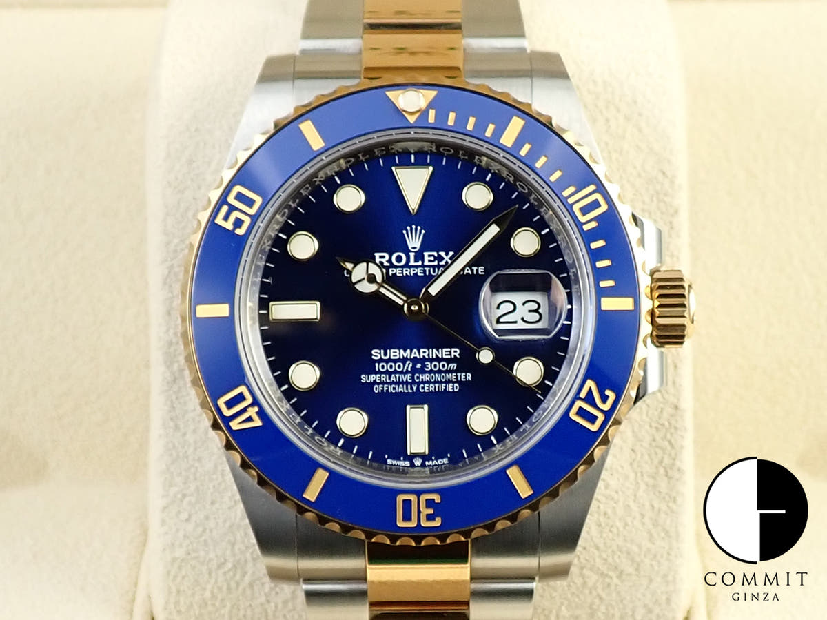 ロレックス サブマリーナー デイト Ref.126613LB ステンレススチール/イエローゴールド ブルー文字盤