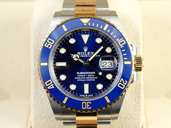 ロレックス サブマリーナー デイト Ref.126613LB ステンレススチール/イエローゴールド ブルー文字盤