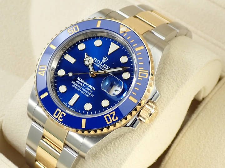 ロレックス サブマリーナー デイト Ref.126613LB ステンレススチール/イエローゴールド ブルー文字盤
