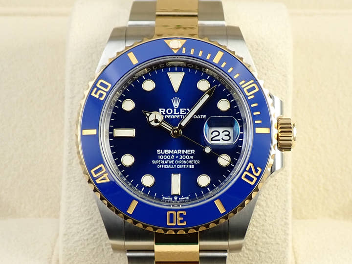 ロレックス サブマリーナー デイト Ref.126613LB ステンレススチール/イエローゴールド ブルー文字盤