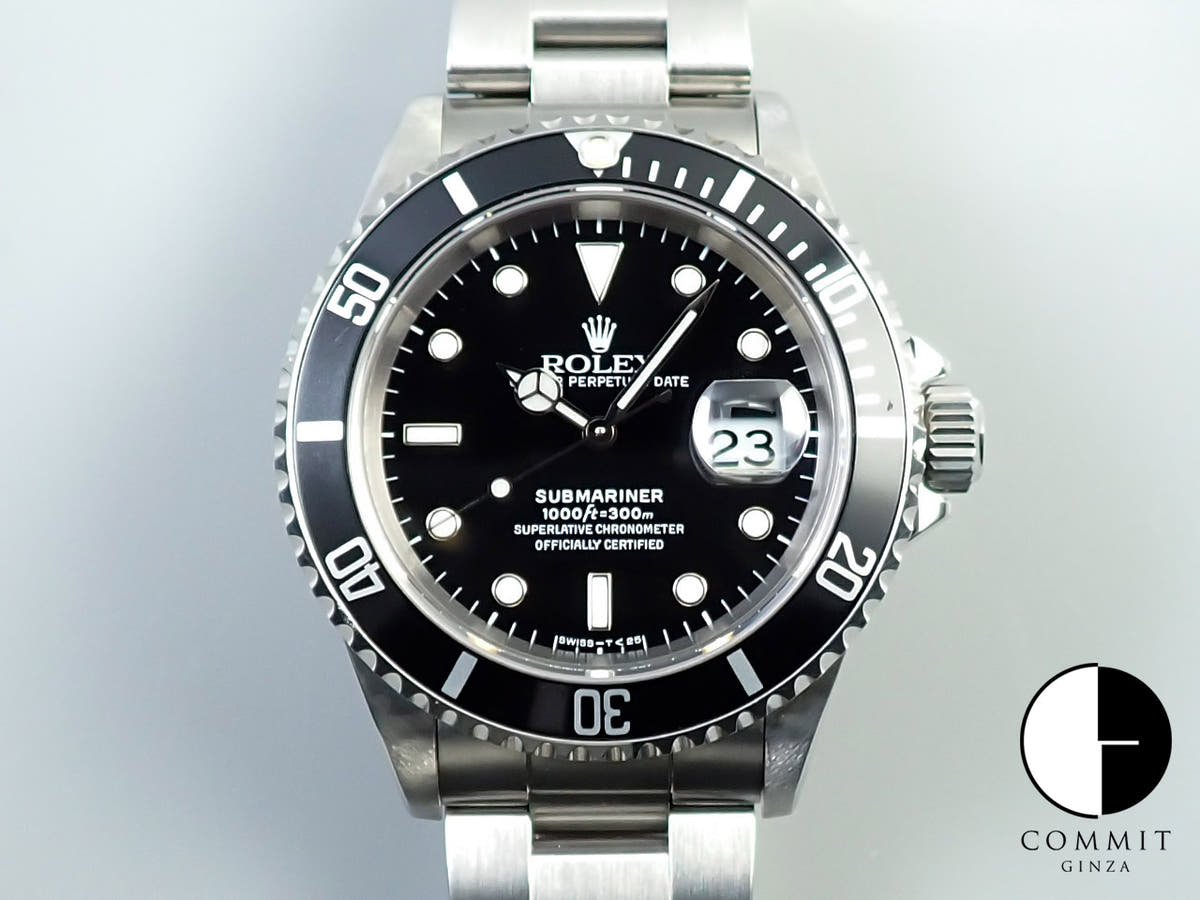 ロレックス サブマリーナー デイト Ref.16610 ステンレススチール ブラック文字盤