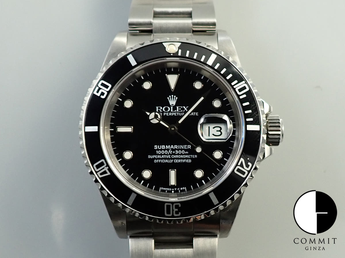 Rolex Submariner Date Ref. 16610 Stainless Steel Black Dial