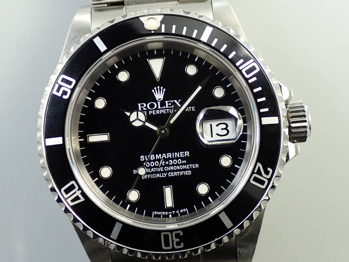 Rolex Submariner Date Ref. 16610 Stainless Steel Black Dial