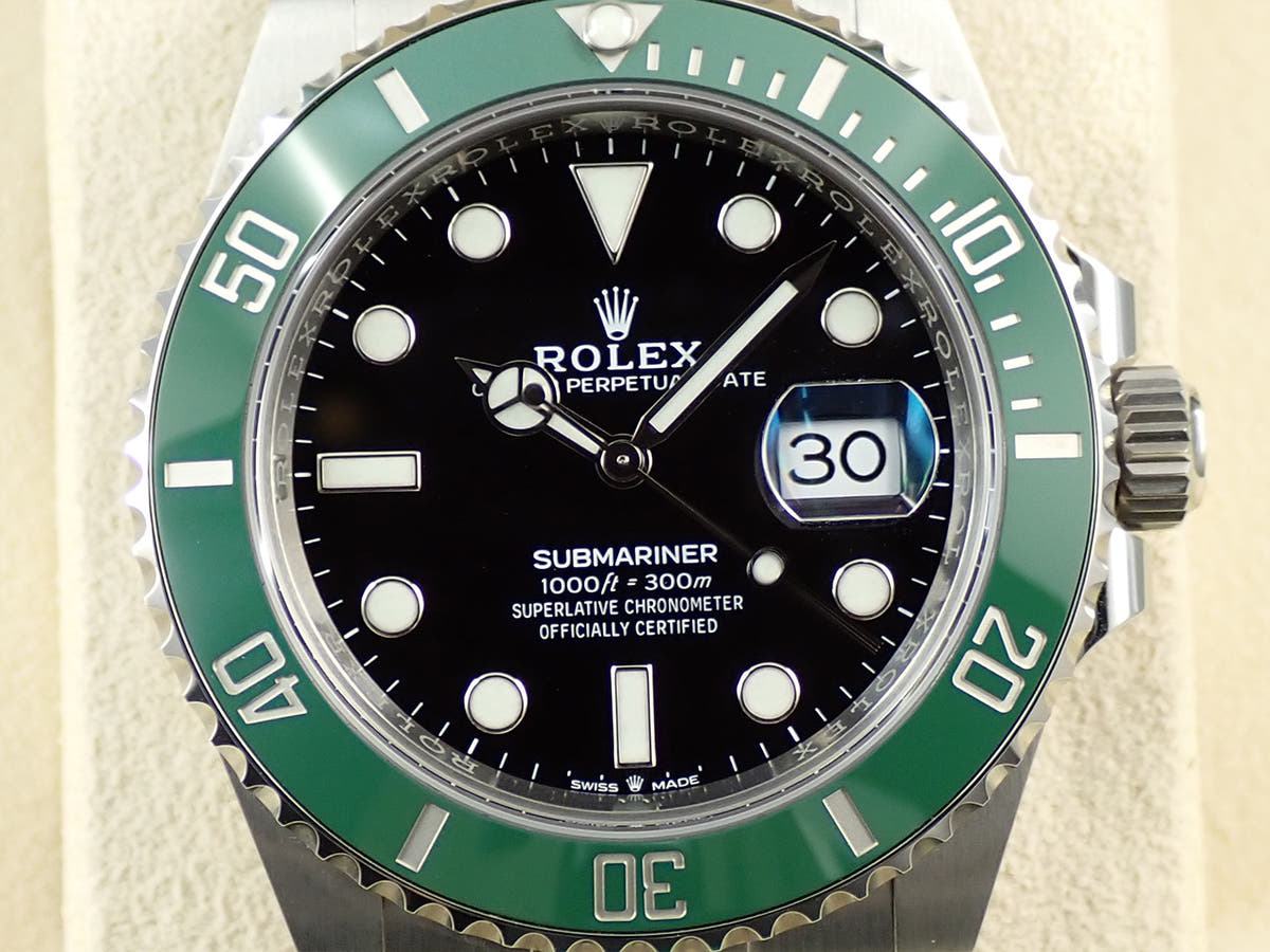 ロレックス サブマリーナー デイト Ref.126610LV ステンレススチール ブラック文字盤