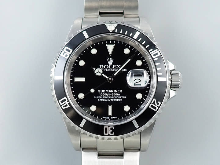 ロレックス サブマリーナー デイト Ref.16610 ステンレススチール ブラック文字盤