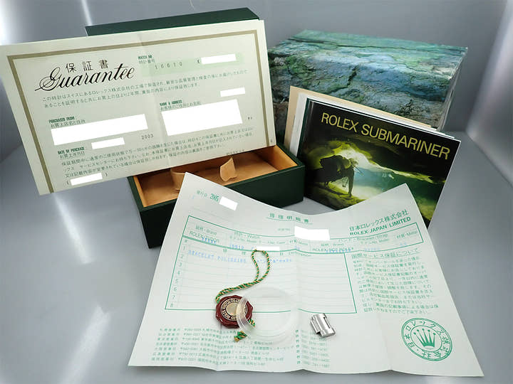 ロレックス サブマリーナー デイト Ref.16610 ステンレススチール ブラック文字盤