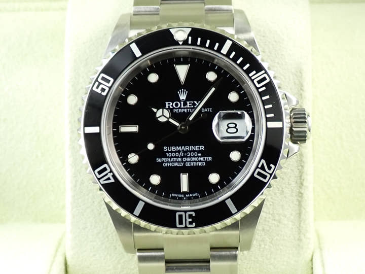 ロレックス サブマリーナー デイト Ref.16610 ステンレススチール ブラック文字盤