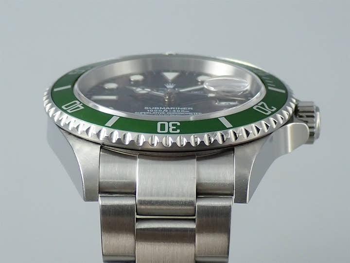 ロレックス サブマリーナー デイト Ref.16610LV ステンレススチール ブラック文字盤