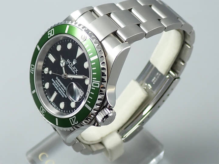 ロレックス サブマリーナー デイト Ref.16610LV ステンレススチール ブラック文字盤