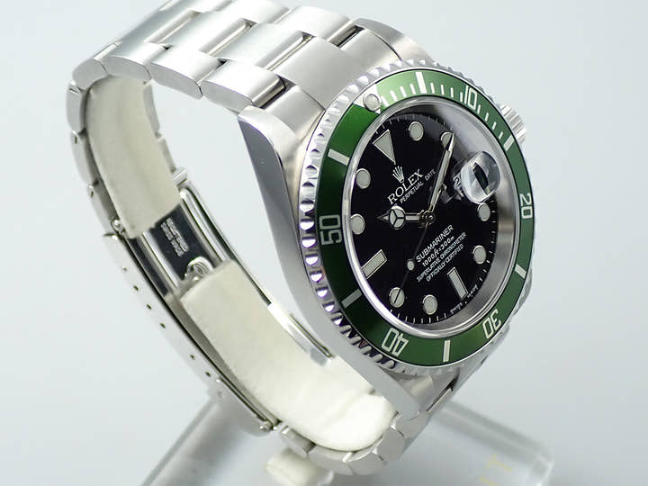 ロレックス サブマリーナー デイト Ref.16610LV ステンレススチール ブラック文字盤