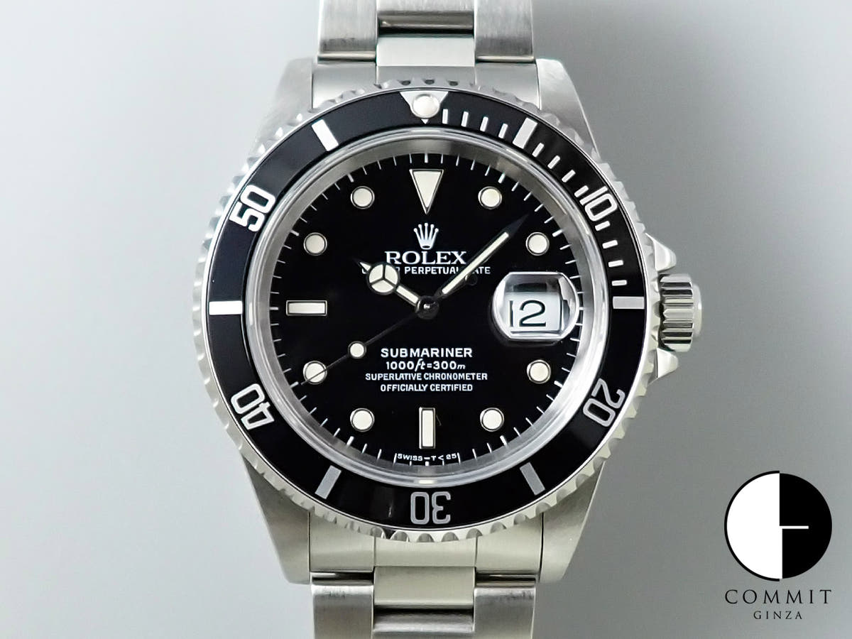 ロレックス サブマリーナー デイト Ref.16610 ステンレススチール ブラック文字盤