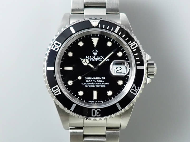 ロレックス サブマリーナー デイト Ref.16610 ステンレススチール ブラック文字盤