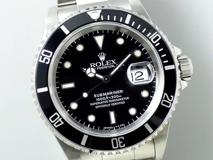 ロレックス サブマリーナー デイト Ref.16610 ステンレススチール ブラック文字盤