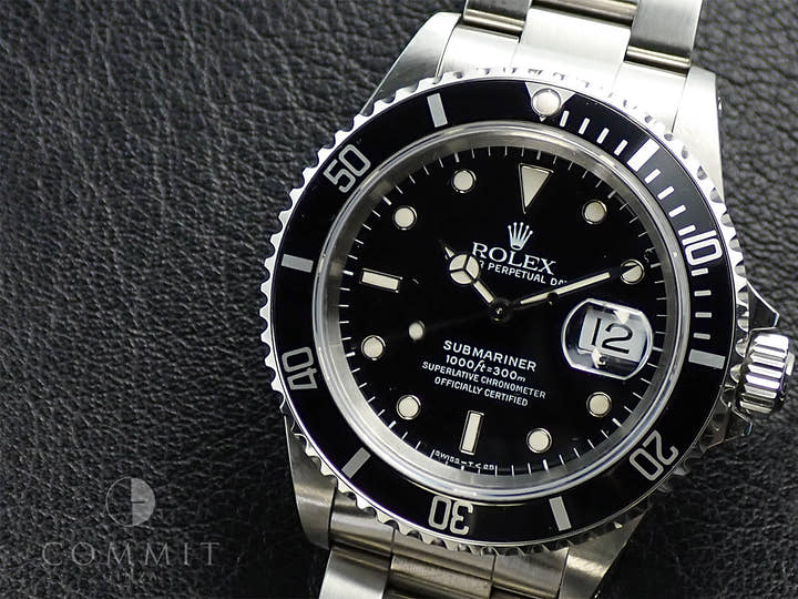 ロレックス サブマリーナー デイト Ref.16610 ステンレススチール ブラック文字盤