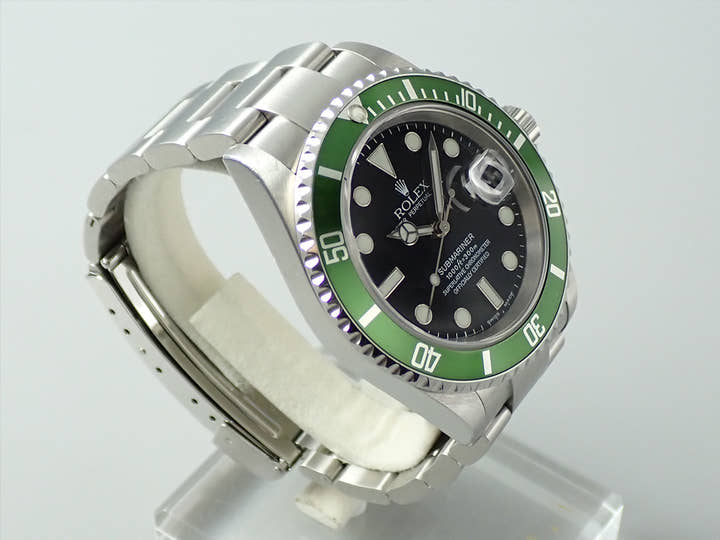 ロレックス サブマリーナー デイト Ref.16610LV ステンレススチール ブラック文字盤