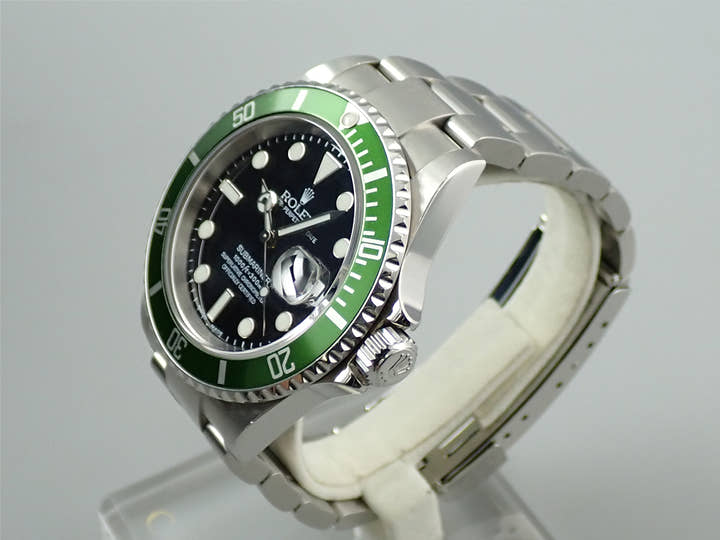 ロレックス サブマリーナー デイト Ref.16610LV ステンレススチール ブラック文字盤