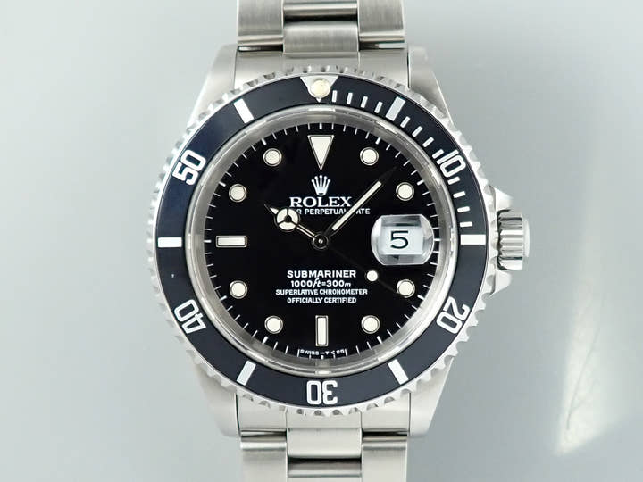 ロレックス サブマリーナー デイト Ref.16610 ステンレススチール ブラック文字盤