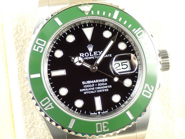 ロレックス サブマリーナー デイト Ref.126610LV ステンレススチール ブラック文字盤