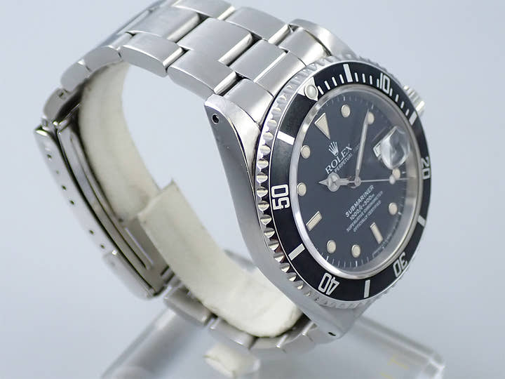 ロレックス サブマリーナー デイト Ref.168000 ステンレススチール ブラック文字盤