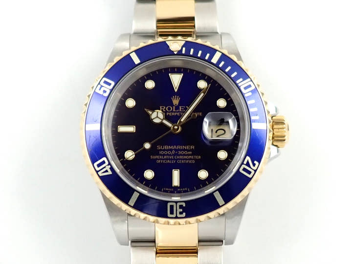 Rolex Submariner Date Ref. 16613 Stainless Steel/Yellow Gold Blue Dial