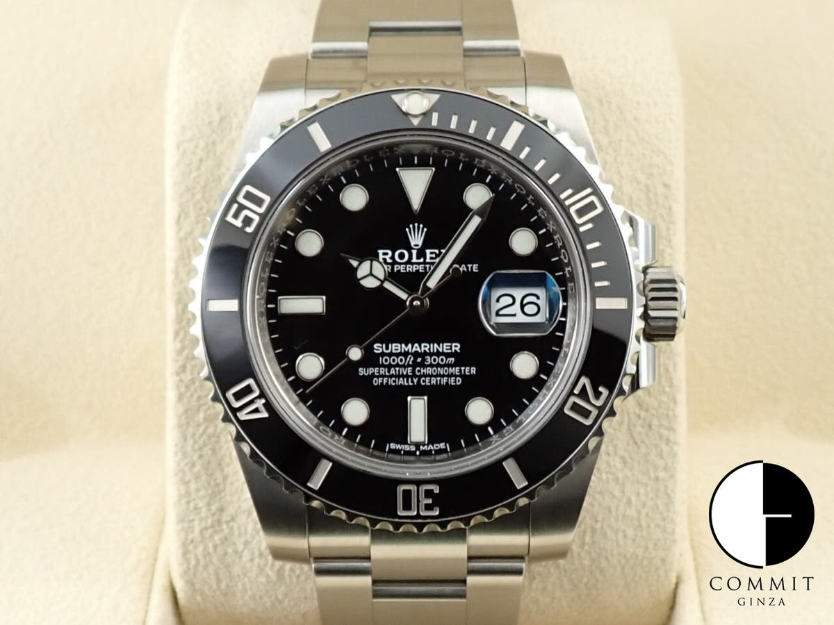 ロレックス サブマリーナー デイト Ref.116610LN ステンレススチール ブラック文字盤