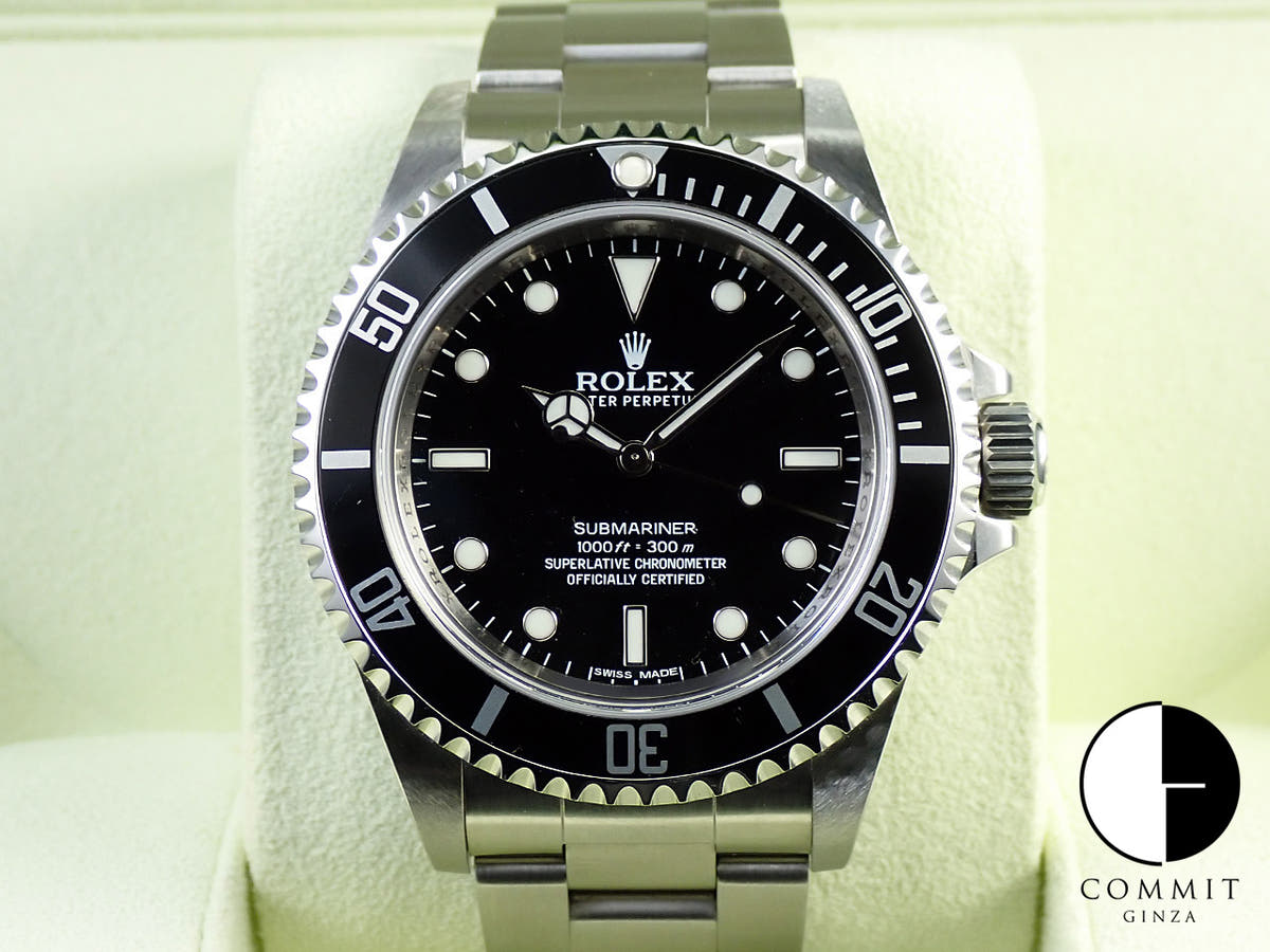 ロレックス サブマリーナー ノンデイト Ref.14060M ステンレススチール ブラック文字盤