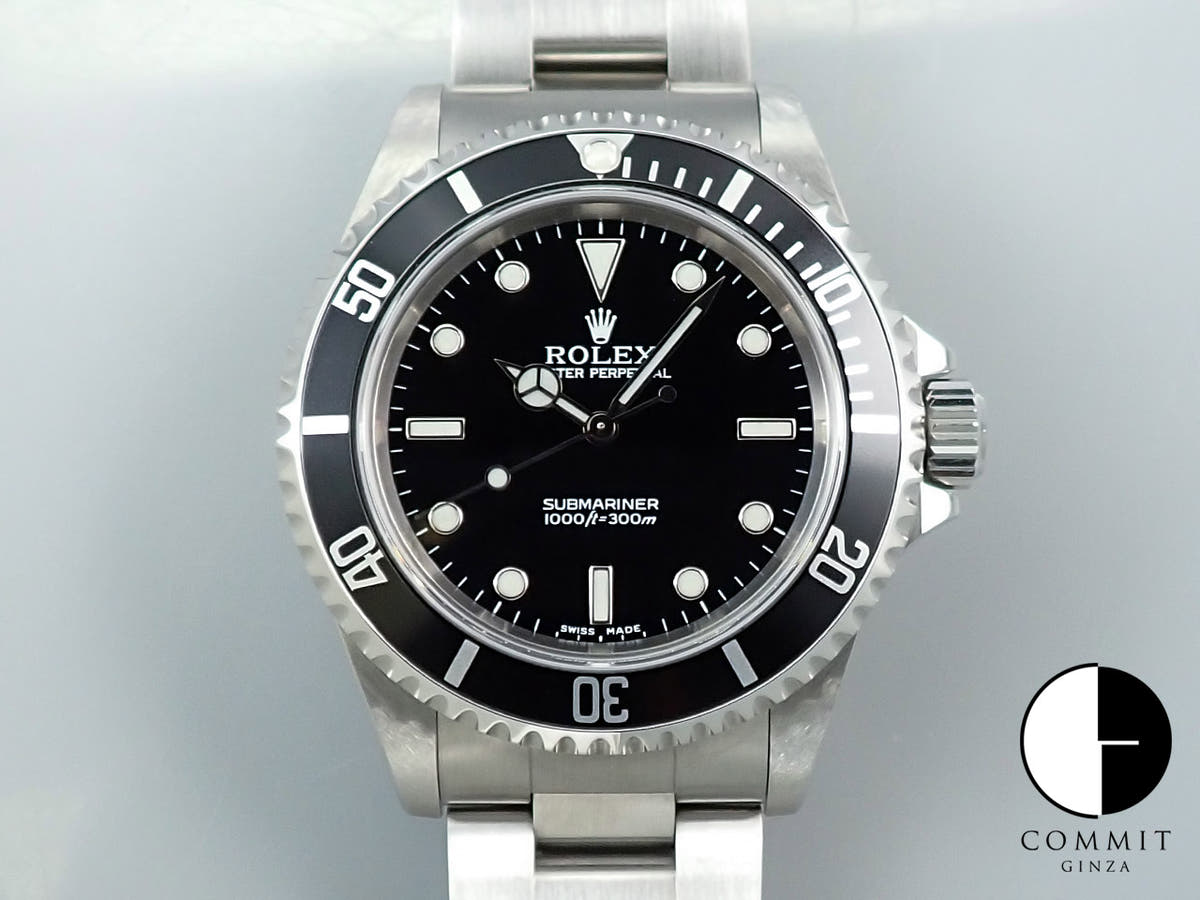 ロレックス サブマリーナー ノンデイト Ref.14060 ステンレススチール ブラック文字盤