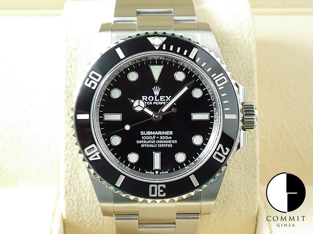 ロレックス サブマリーナー ノンデイト Ref.124060 ステンレススチール ブラック文字盤