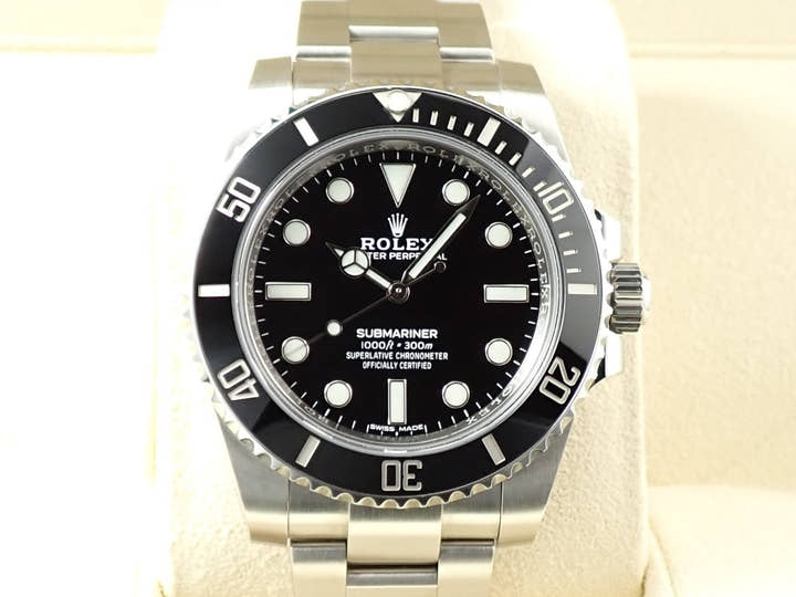 ロレックス サブマリーナー ノンデイト Ref.114060 ステンレススチール ブラック文字盤