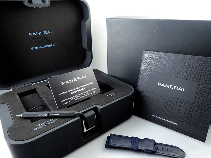 Panerai Submersible Quarantaquattro Luna Rossa Ref.PAM01391 Blue Dial Good Condition 5ASCWYLZ