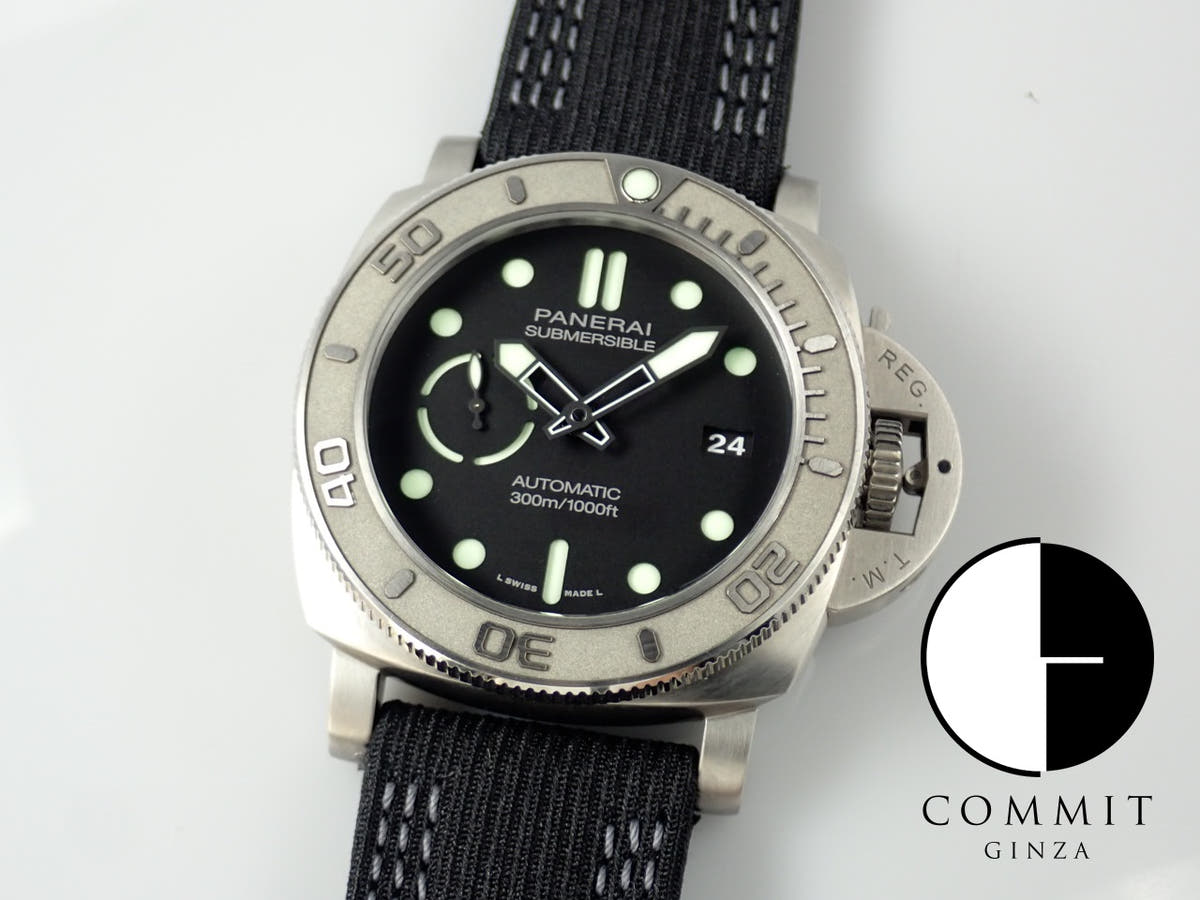 Panerai Luminor Ref.PAM00984 Black Dial Used Submersible-6
