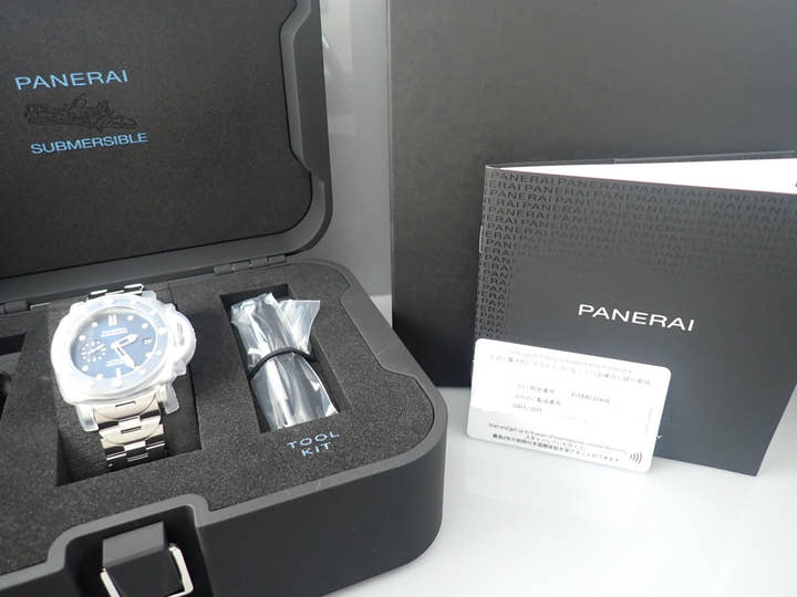 パネライ サブマーシブル Ref.PAM01068 ブルー文字盤 未使用 submersible-7