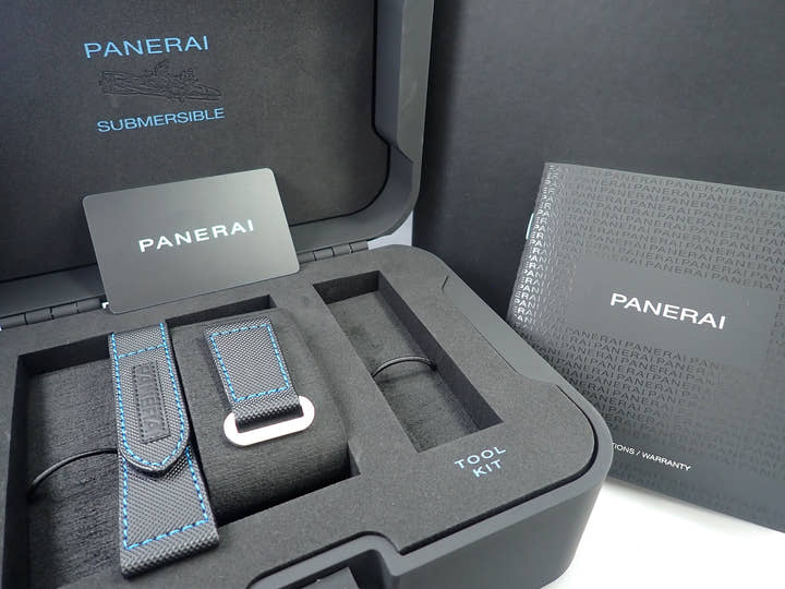 パネライ ルミノール1950 サブマーシブル BMG-TECH 3DAYS オートマティック Ref.PAM00692 ブルー文字盤 中古 532T03ZL