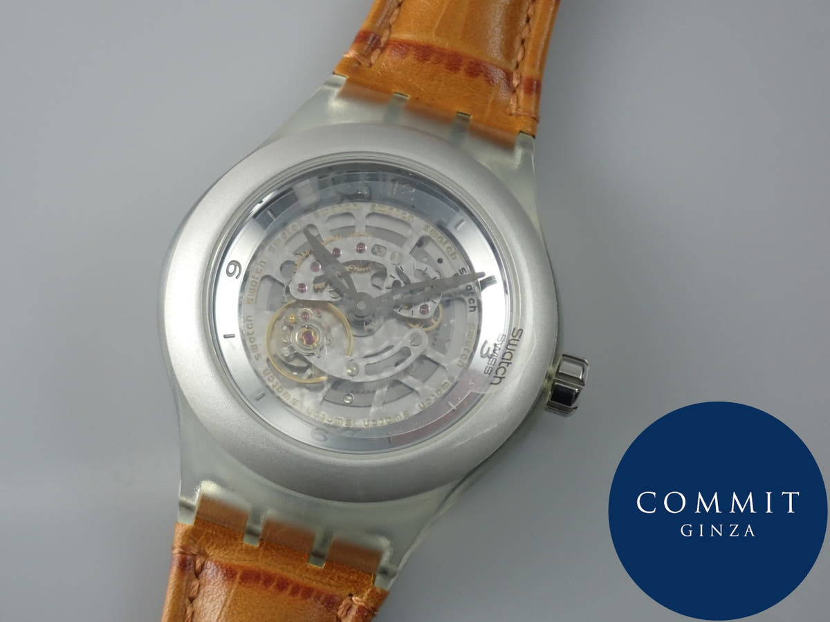 スウォッチ ディアファン・ワン Ref.SVAK1001 スケルトン文字盤 中古 swatch