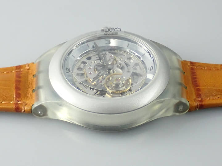 スウォッチ ディアファン・ワン Ref.SVAK1001 スケルトン文字盤 中古 swatch
