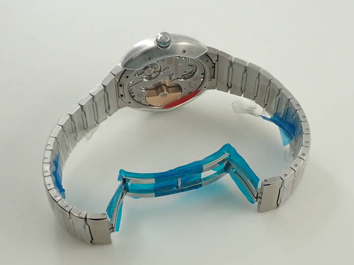 ルイヴィトン タンブール オトマティック Ref.W1ST20 ブルー文字盤 未使用 PJ5KVXZU