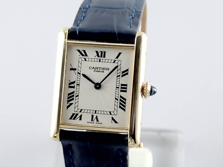 カルティエ タンク Ref.1600 ホワイト文字盤 中古 tank-7