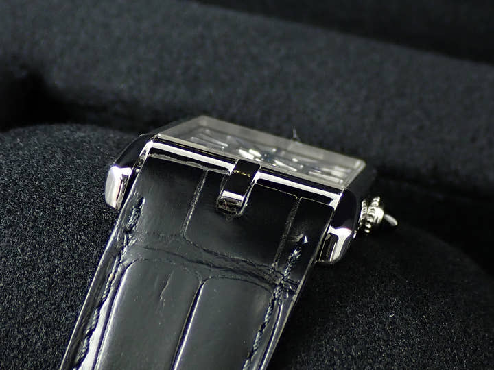 カルティエ タンク アシメトリック ウォッチ Ref.WHTA0012 スケルトン文字盤 美品 X5YF4275
