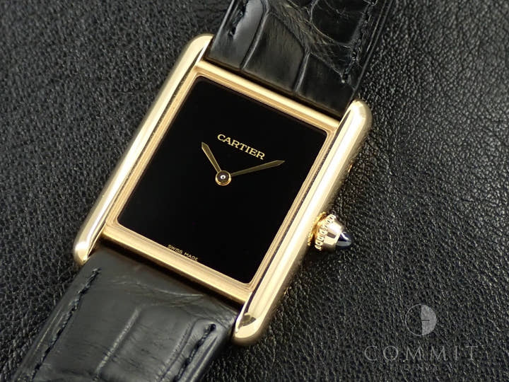 Cartier Tank Louis Cartier Watch Ref.WGTA0091 Black Dial Used A76U9895
