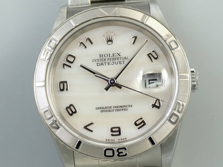 Rolex Datejust Ref. 16264 Stainless Steel/White Gold Pink Shell Dial