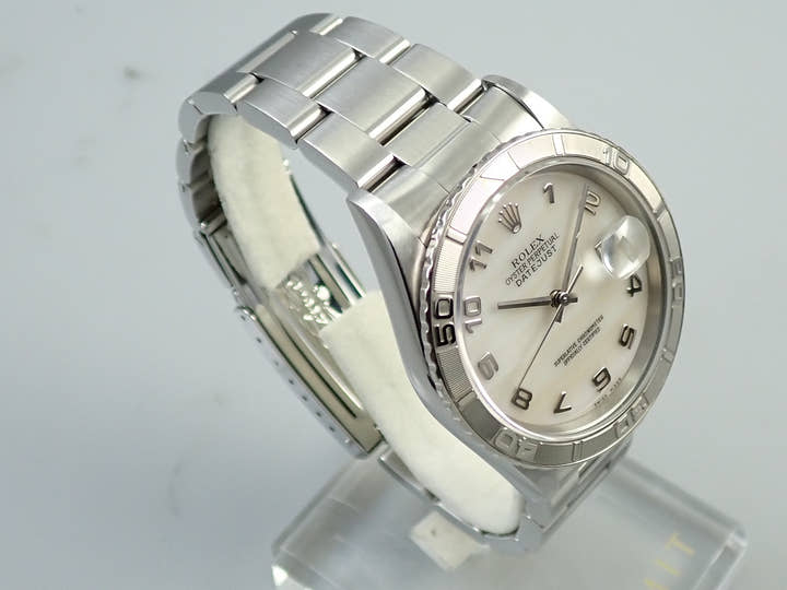 Rolex Datejust Ref. 16264 Stainless Steel/White Gold Pink Shell Dial