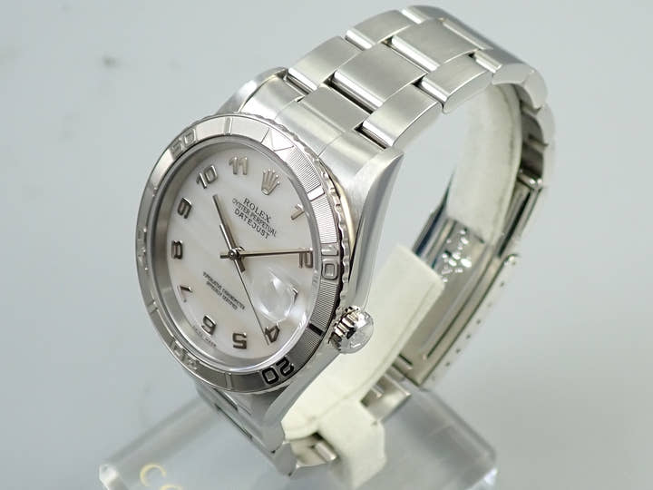 Rolex Datejust Ref. 16264 Stainless Steel/White Gold Pink Shell Dial