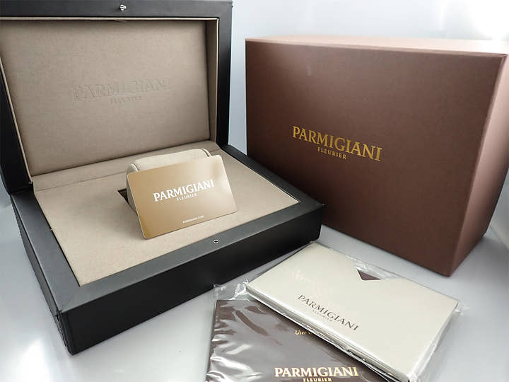 パルミジャーニフルリエ トンダ 1950 ダブルレインボー フライングトゥールビヨン Ref.PFH279-1064600-HA2121 ダイヤモンド×アベンチュリン文字盤 美品 86F169SC