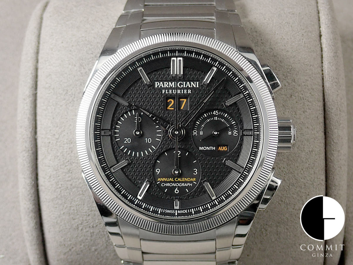 パルミジャーニフルリエ トンダ GT クロノグラフ Ref.PFC906-0000210-B00182 ブラック文字盤 美品 2WMKUKTW