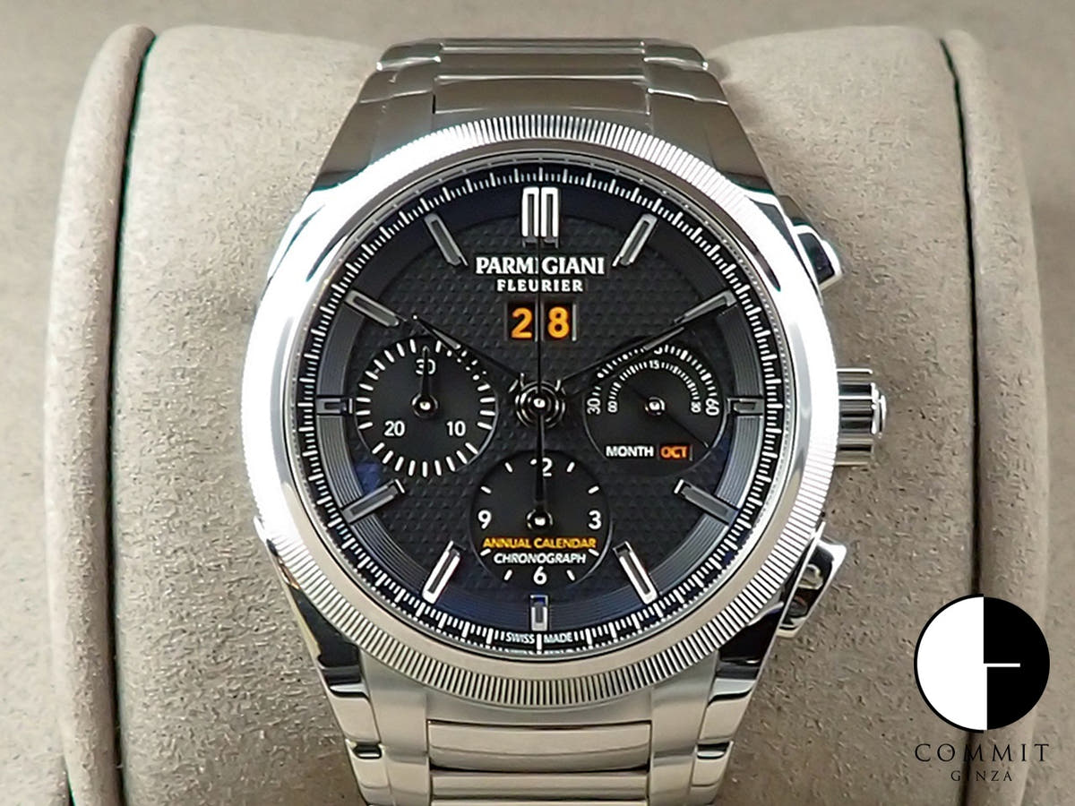 パルミジャーニフルリエ トンダ GT クロノグラフ Ref.PFC906-0000210-B00182 ブラック文字盤 未使用 HYX1FT71